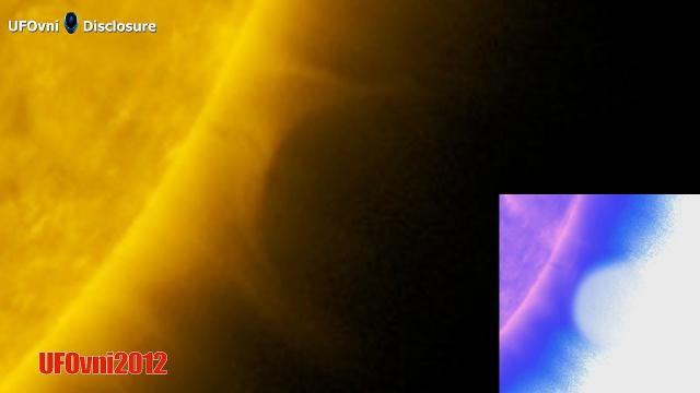 Solar UFO Collects Plasma Then Engage's Warp - May 25