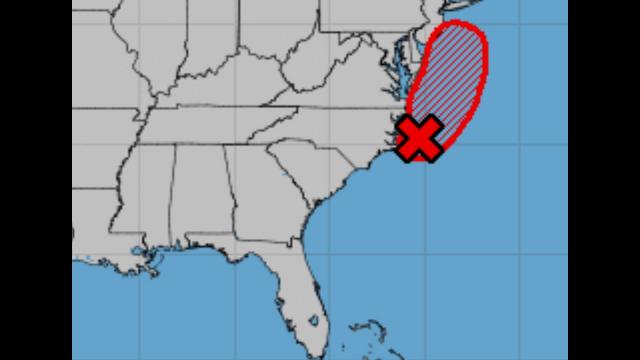 90% Chance of Tropical Storm Fay!