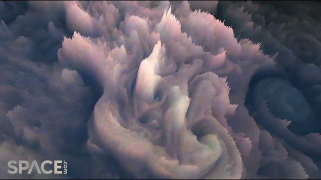 See Jupiter's cloud tops in first-ever 3D JunoCam visualization