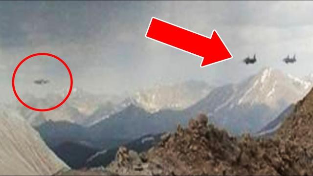 Did JETS Chase UFO Mystery Object Over A Mountain?