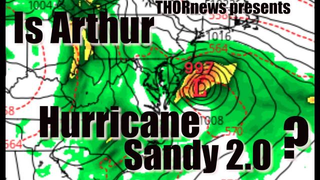 Is Arthur Hurricane Sandy 2.0? Models are hinting Maybe, bro. Maybe.