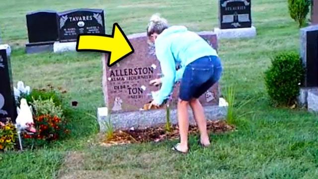 Grieving Parents Are Shocked When They Discover An Unwelcome Guest At Their Son’s Grave