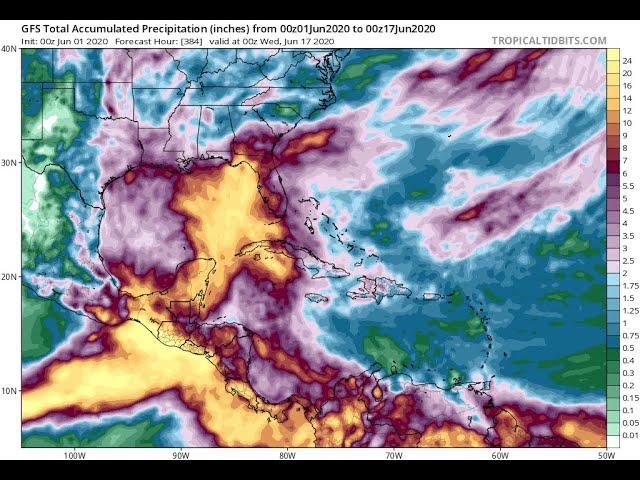 Hurricane Cristobal hits USA June 7th Hurricane Dolly hits usa June 17th: a fiesty & Cussing WARNING