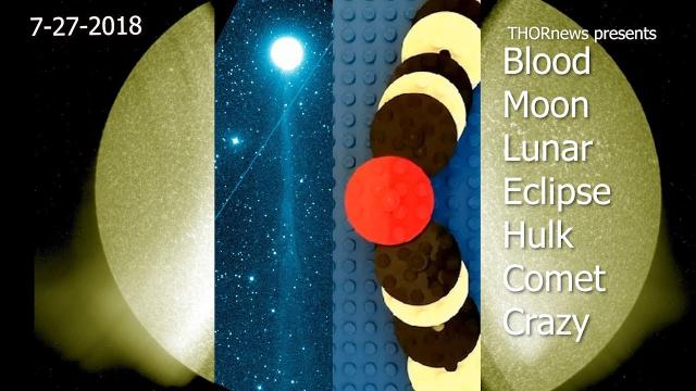 Full Blood Moon Fresh Mercury Retrograde Lunar Eclipse & Hulk Comet