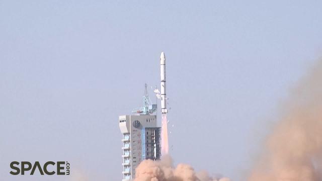 China's Long March 2C launches 'remote sensing' satellite, rocket sheds tiles