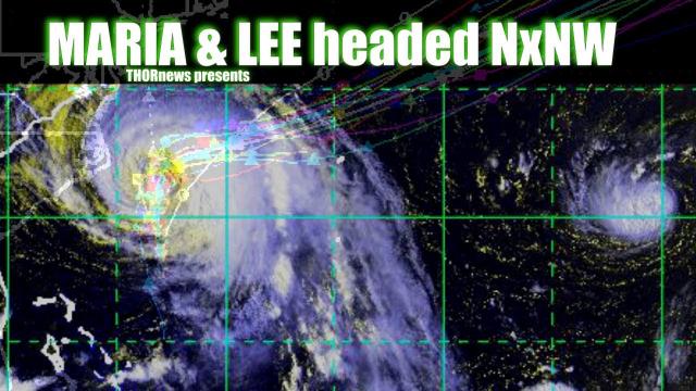 Hurricane Maria & Lee moving NxNW - NC & EAST COAST = STAY AWARE