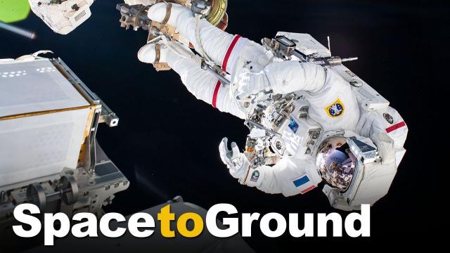 Space to Ground: iROSA Spacewalk: 06/18/2021