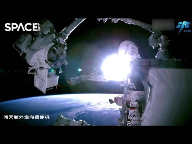 Chinese space station's robotic arm tested on-orbit in these amazing views