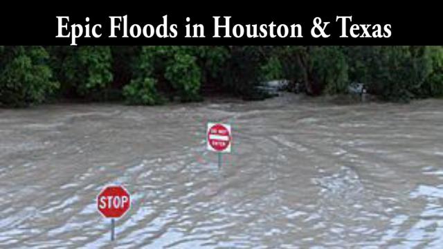 Catastrophic Floods in Houston & Texas - WTF Weird Weather