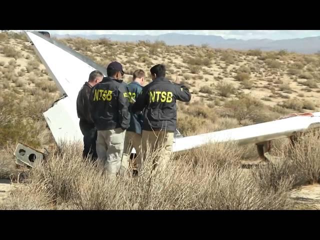 SpaceShipTwo Wreckage Investigated By NTSB | Raw Video