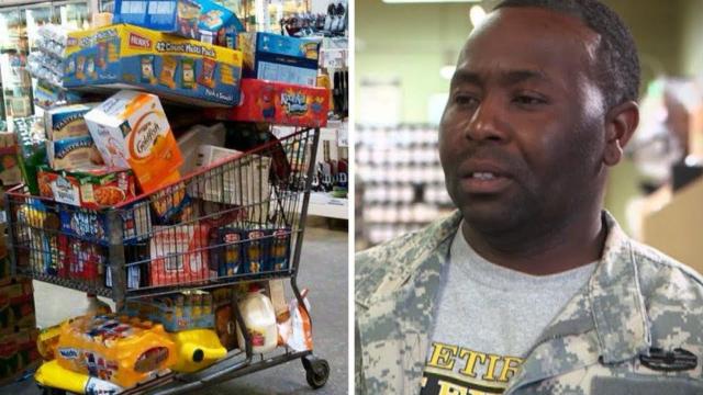 Army Dad Catches Couple Paying $800 Bill In Food Stamps, He Doesn't Hesitate And Do This!