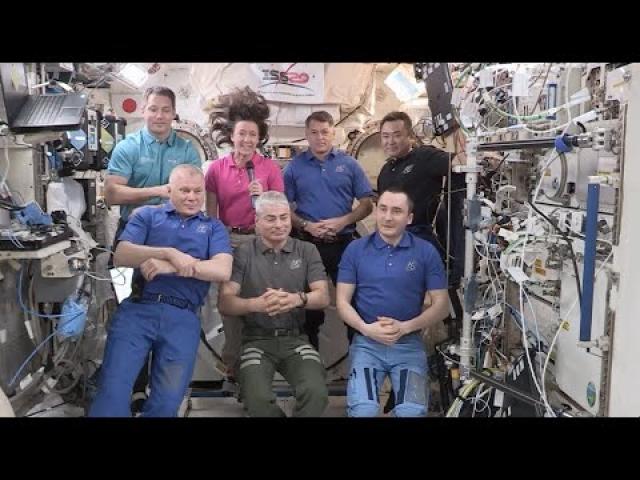Space Station gets call from NASA Chief, Deputy Admin & US Reps