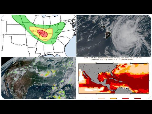 Flood Alert for Tennessee! Tropical Storm to hit Hawaii! 6.6 Earthquake Central America! Hot Summer!