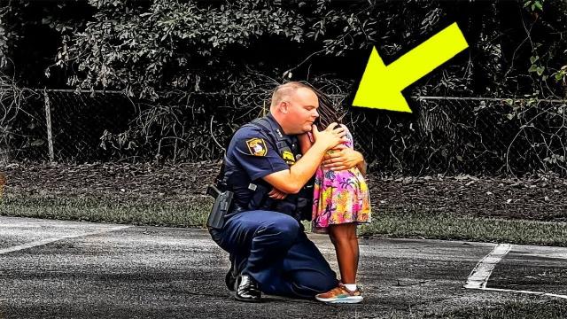 Officer Left Speechless When Girl Approaches Him -What Happened Next Will Blow Your Mind!