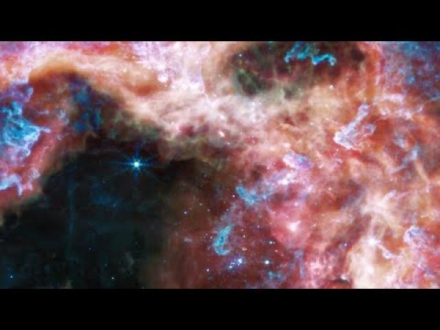 Pan of the Tarantula Nebula (MIRI Image)
