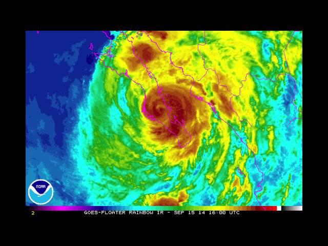 Hurricane Odile Rides Up Baja Peninsula | Video