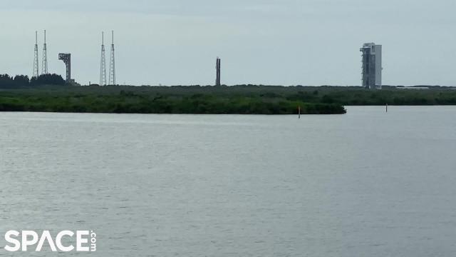 Rocket carrying NASA's Perseverance rover rolled out to launch pad in time-lapse