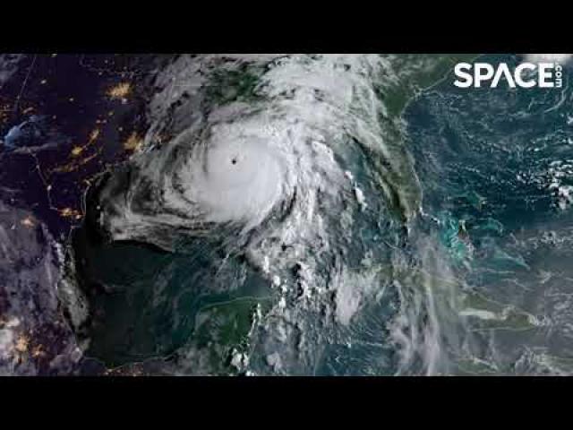 Hurricane Ida nears landfall in NOAA satellite time-lapse