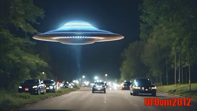 UFO passe vite sur l’autoroute (UFO passes quickly on the highway)
