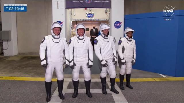 NASA's SpaceX Crew-8 pre-launch: Crew walk out for Tesla ride to rocket