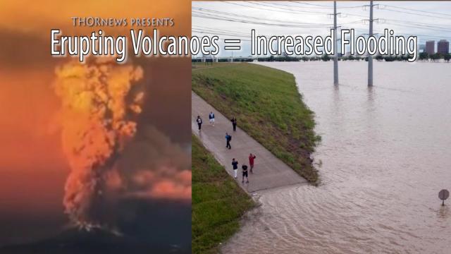 Record # of Erupting Volcanoes = Record # of Floods