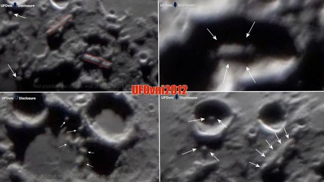 Telescope Moon: Many Structure and UFOs (March 20, 2021)