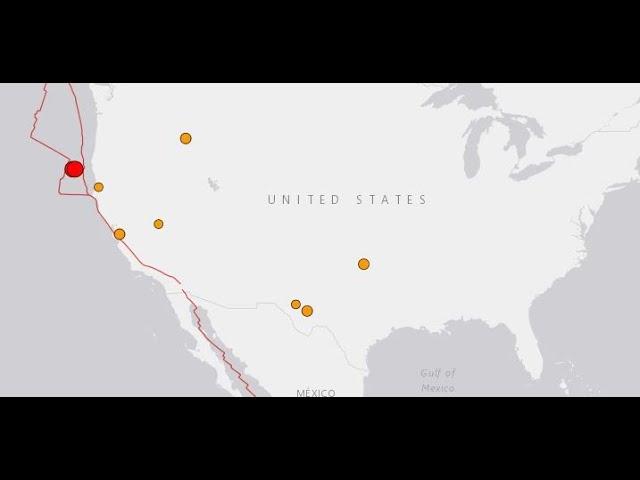 5.9 Earthquake Gold beach, Oregon & 6.1 Earthquake Indonesia