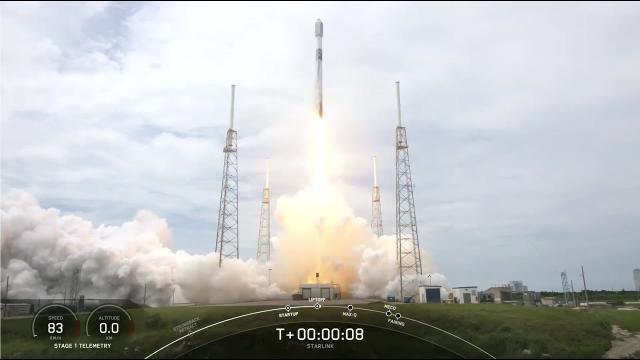 SpaceX launches 56 Starlink satellites from Florida, nails landing