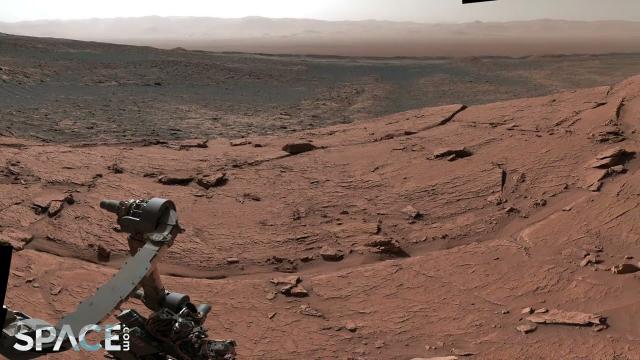 Curiosity atop 'Mont Mercou' on Mars in amazing 360-degree panorama