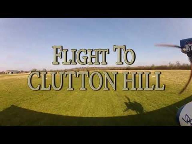 Flight to Clutton Hill in Microlight 720p