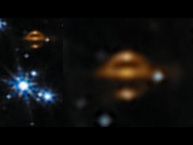 A Gigantic Alien Spacecraft captured by James Webb Space Telescope