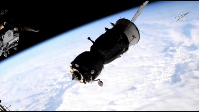 Russia's leaky Soyuz spacecraft undocks from space station for return to Earth