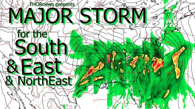7 day Storm to hit Texas & the South & East & Northeast  + nothing but Trouble this past week