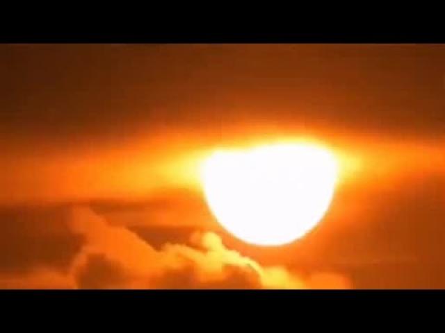 Weird looking Sun caught on video in Taiwan, this Sun looks fake, artificial Sun anyone?