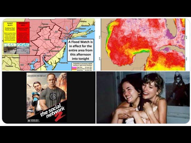 RED ALERT! High Impact Flood Situation for the NorthEast USA! & Elon calls Zuck a Cuck!