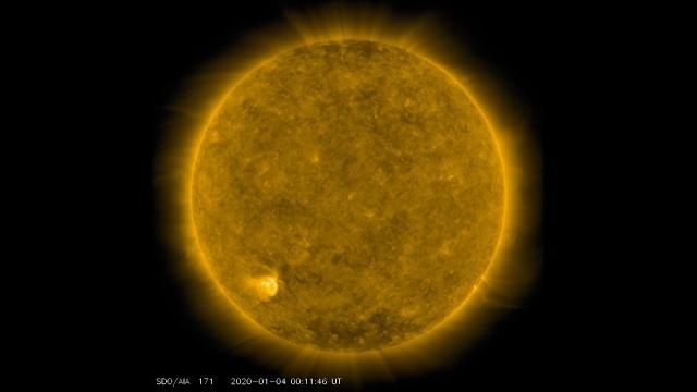 New Solar Cycle 25 & a New Kind of Sun Explosion