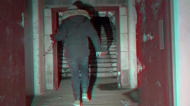 3D RED/CYAN CLAPHAM DEEP SHELTER (requires 3d red/cyan glasses)