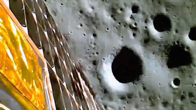 See India's Chandrayaan-3 lander descend to moon's surface in amazing time-lapse