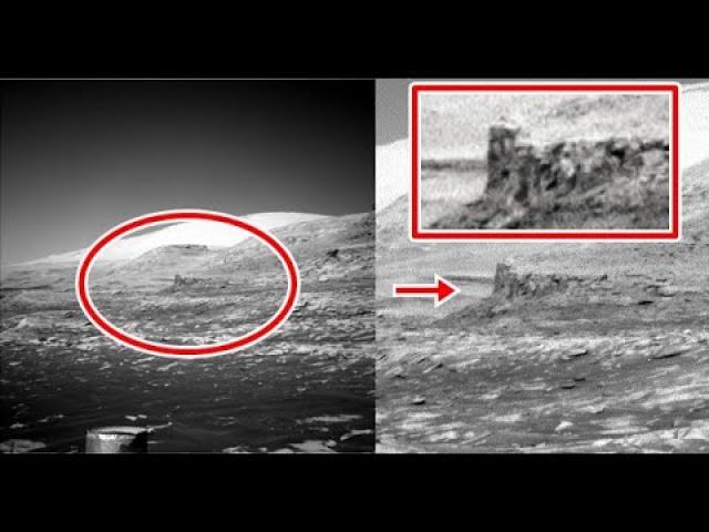 Crumbling Castle found on Mars by Curiosity Rover