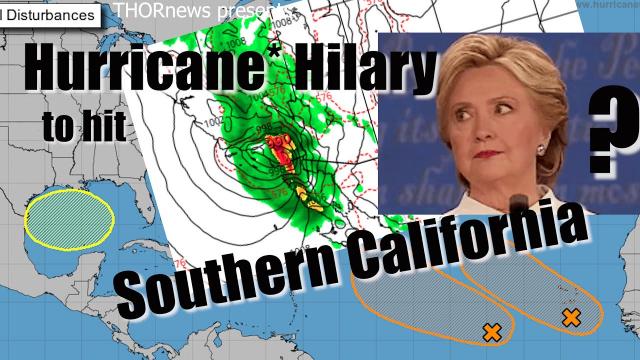 RED ALERT! Hurricane* Hilary to Hit Southern California on Monday?!?