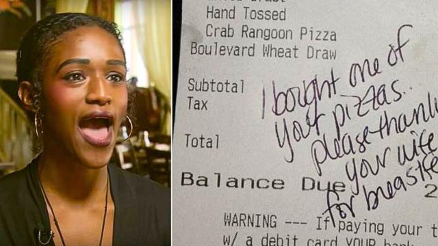 Waitress Served a Man Wearing a MAGA Hat, Saw a Note on the Check, and Burst into Tears