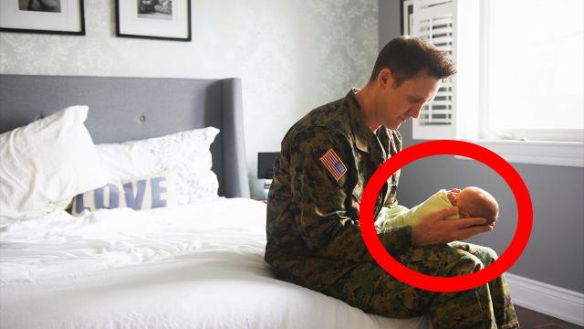 Soldier Unexpectedly Returns Home to Wife after 2 Months, Finds Unknown Baby in Their Bedroom