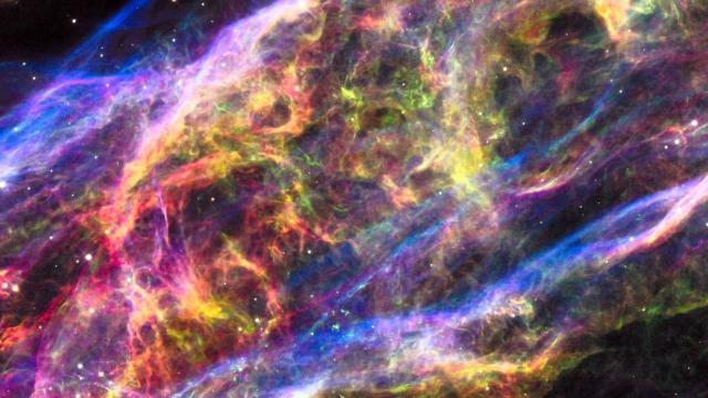 Panning across the Veil Nebula