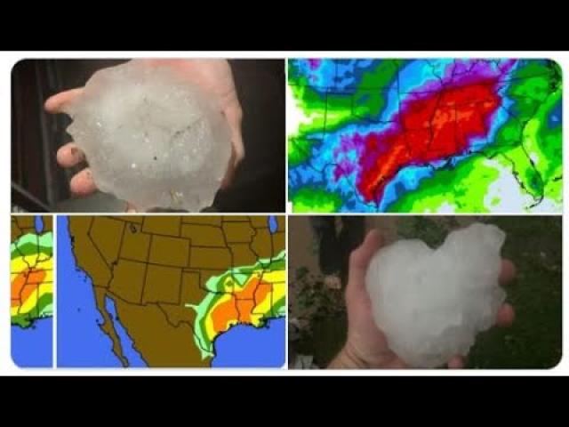 More Flooding & Severe Weather for the South Northeast Snow Hailpocalypse TX/OK & UK Rain