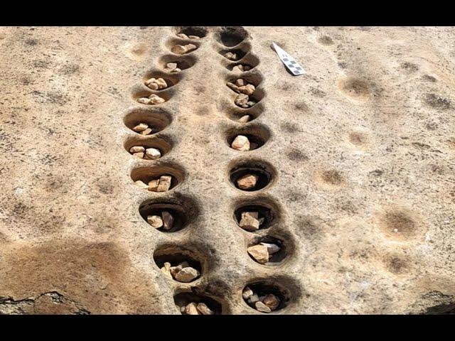Arcade” of ancient mancala game boards found in Kenya
