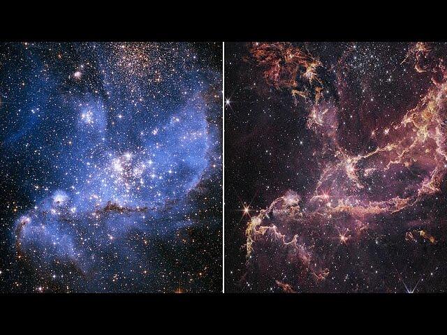 Hubble and Webb’s Views of NGC 346