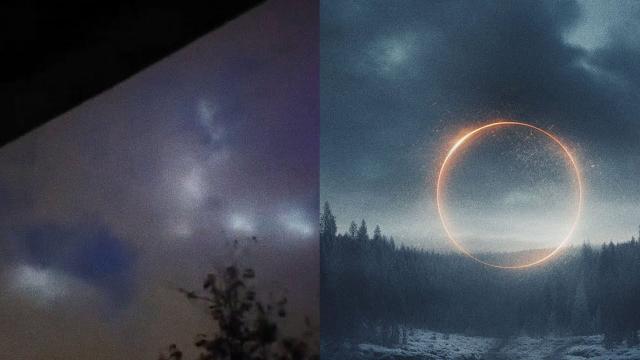 Multiple UFO lights entering Interdimensional Portal in Vladivostok, Russia,July 2023 ????