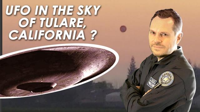 ???? Dark UFO Spotted Over Homes In Tulare County, California in  Feb 2020 - Real UFO ?