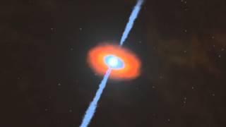 Blazars' Bimodal Blasting of Beams from Black Holes | Animation