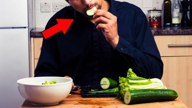 Man Eats Cucumbers Every Day, The Reason For Doing It Will Blow Your Mind !